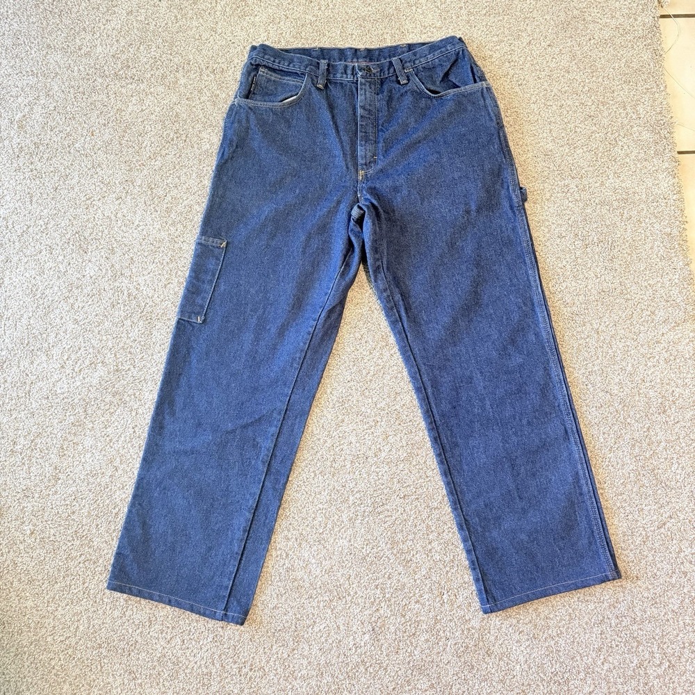 Bulwark FR Fire Resistant Work Pants CAT 2  2112 Navy‎ Mens 36x30